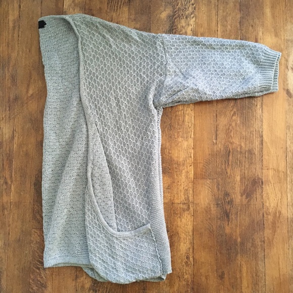 Elodie Grey Knit Cardigan - Picture 2 of 5